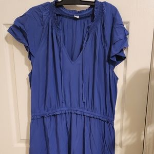 Flutter sleeve maxi dress